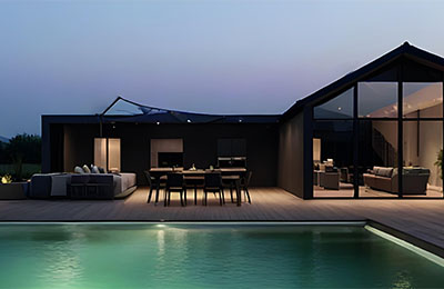 Render vista dall'esterno